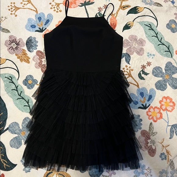 BCBGMaxAzria Cassandra Tiered Tulle Dress - Picture 4 of 9